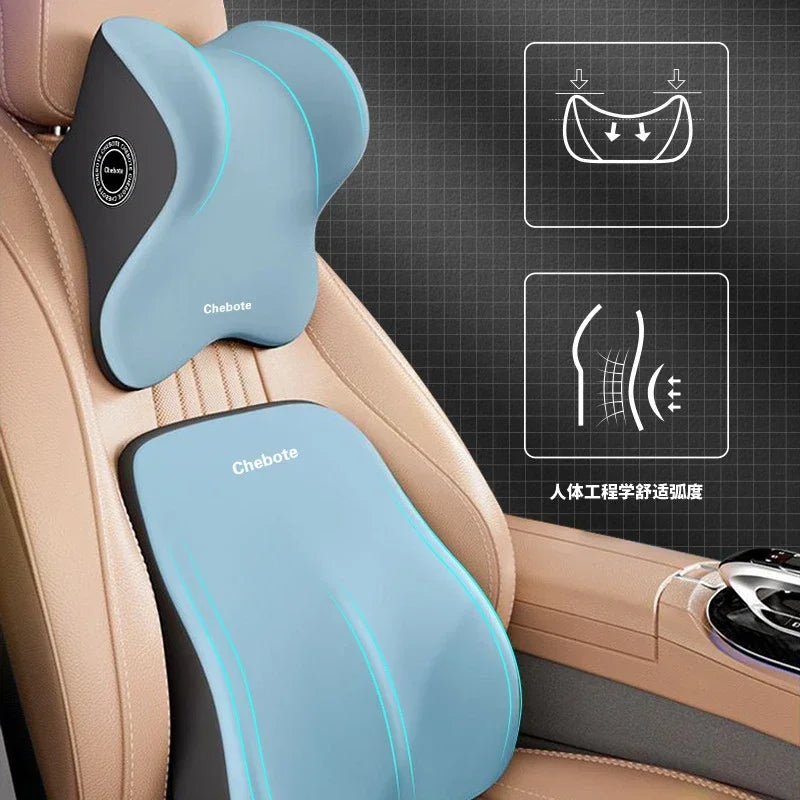 High Quality Memory Cotton Car Neck Pillow & Waist Support Pad