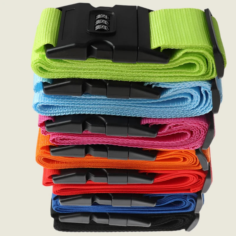 Travel Luggage Secure Lock Strap Belt