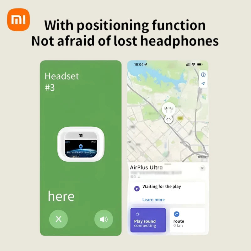 Xiaomi Tour Pro6 ANC Wireless Earbuds with LED Display, Noise Cancelling, Waterproof, Bluetooth